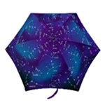Realistic Night Sky With Constellations Mini Folding Umbrellas