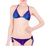 Realistic Night Sky With Constellations Classic Bikini Set
