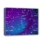 Realistic Night Sky With Constellations Deluxe Canvas 14  x 11  (Stretched)
