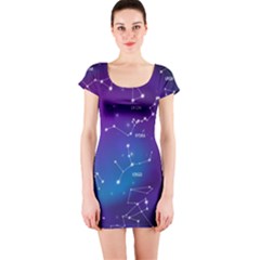 Short Sleeve Bodycon Dress Front