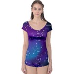 Realistic Night Sky With Constellations Boyleg Leotard 