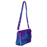 Realistic Night Sky With Constellations Shoulder Bag with Back Zipper