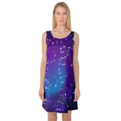 Sleeveless Satin Nightdress 