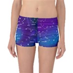 Realistic Night Sky With Constellations Boyleg Bikini Bottoms