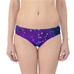 Realistic Night Sky With Constellations Hipster Bikini Bottoms
