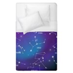 Realistic Night Sky With Constellations Duvet Cover (Single Size)