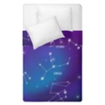 Realistic Night Sky With Constellations Duvet Cover Double Side (Single Size)