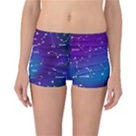 Realistic Night Sky With Constellations Reversible Boyleg Bikini Bottoms
