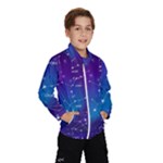 Realistic Night Sky With Constellations Kids  Windbreaker