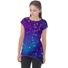 Cap Sleeve High Low Top 
