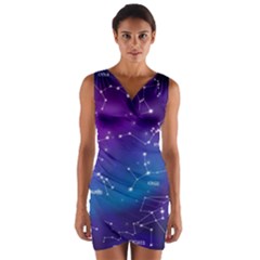 Wrap Front Bodycon Dress 