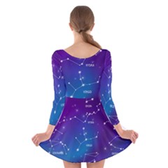 Long Sleeve Velvet Skater Dress 