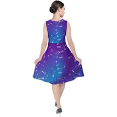 V-Neck Midi Sleeveless Dress  