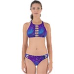 Realistic Night Sky With Constellations Perfectly Cut Out Bikini Set
