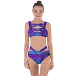 Realistic Night Sky With Constellations Bandaged Up Bikini Set 