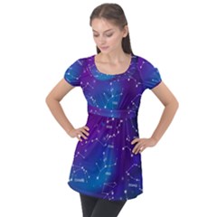 Puff Sleeve Tunic Top 
