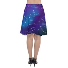 Chiffon Wrap Front Skirt 