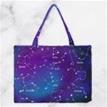 Realistic Night Sky With Constellations Medium Tote Bag