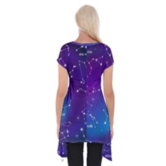 Short Sleeve Side Drop Tunic 