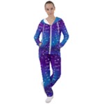 Realistic Night Sky With Constellations Women s Tracksuit