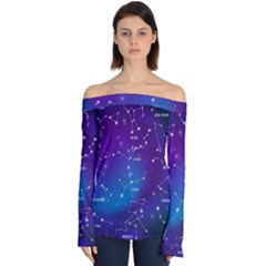 Off Shoulder Long Sleeve Top 