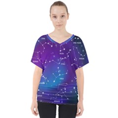 V-Neck Dolman Drape Top 