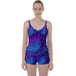 Realistic Night Sky With Constellations Tie Front Two Piece Tankini