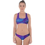 Realistic Night Sky With Constellations Cross Back Hipster Bikini Set