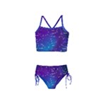 Realistic Night Sky With Constellations Girls  Tankini Swimsuit