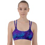 Realistic Night Sky With Constellations Line Them Up Sports Bra