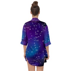 Open Front Chiffon Kimono 