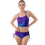 Realistic Night Sky With Constellations Mini Tank Bikini Set