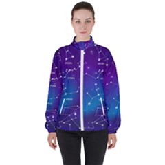 Women s High Neck Windbreaker 