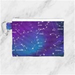 Realistic Night Sky With Constellations Canvas Cosmetic Bag (Medium)