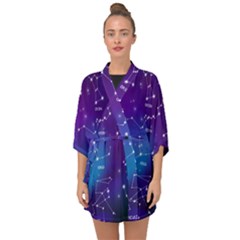 Half Sleeve Chiffon Kimono 