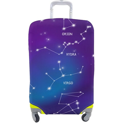 Realistic Night Sky With Constellations Luggage Cover (Large) from ArtsNow.com
