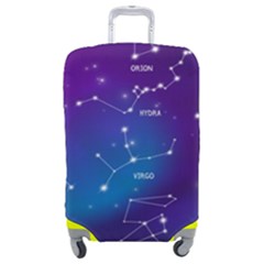 Realistic Night Sky With Constellations Luggage Cover (Medium) from ArtsNow.com