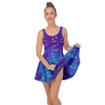 Realistic Night Sky With Constellations Inside Out Casual Dress