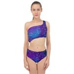 Realistic Night Sky With Constellations Spliced Up Two Piece Swimsuit