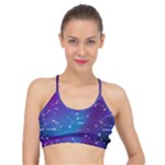 Realistic Night Sky With Constellations Basic Training Sports Bra