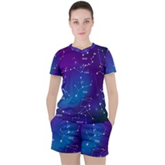 Women s Mesh T-Shirt and Shorts Set 