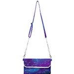 Realistic Night Sky With Constellations Mini Crossbody Handbag