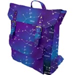 Realistic Night Sky With Constellations Buckle Up Backpack