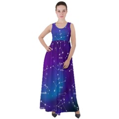 Empire Waist Velour Maxi Dress 