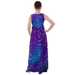 Empire Waist Velour Maxi Dress 