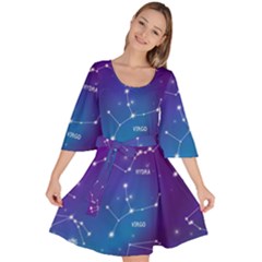 Velour Kimono Dress 