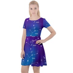 Cap Sleeve Velour Dress  