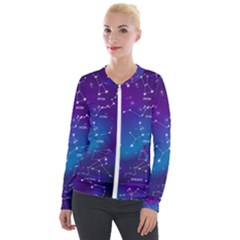 Velvet Zip Up Jacket 
