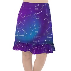 Fishtail Chiffon Skirt 