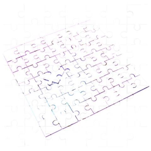Realistic Night Sky With Constellations Wooden Puzzle Square from ArtsNow.com